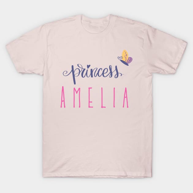 Princess Amelia T-Shirt by PortDeco2022